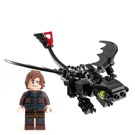 Night Dragon - Custom MOC made using LEGO parts B3 Customs