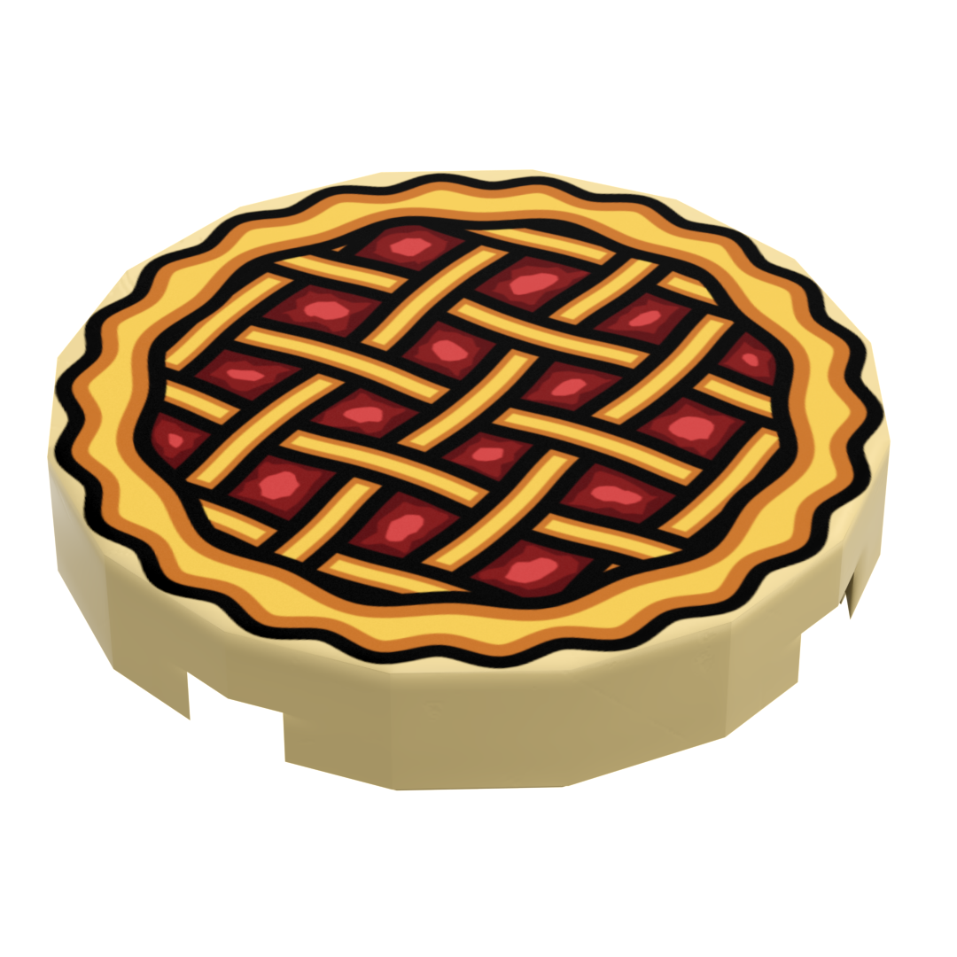 B3 Customs® Apple Pie (2x2 Round Tile) B3 Customs