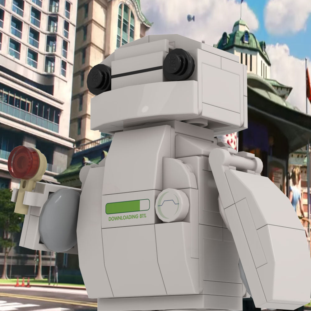 Inflated Robot Building Set made using LEGO parts - B3 Customs B3 Customs