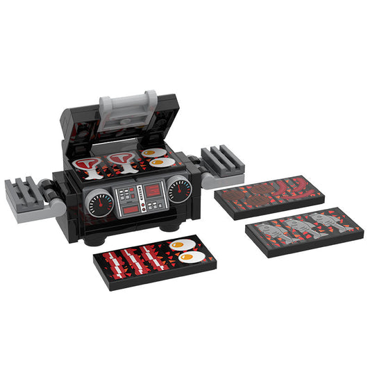 Pitmaster BBQ Grill made using LEGO parts B3 Customs