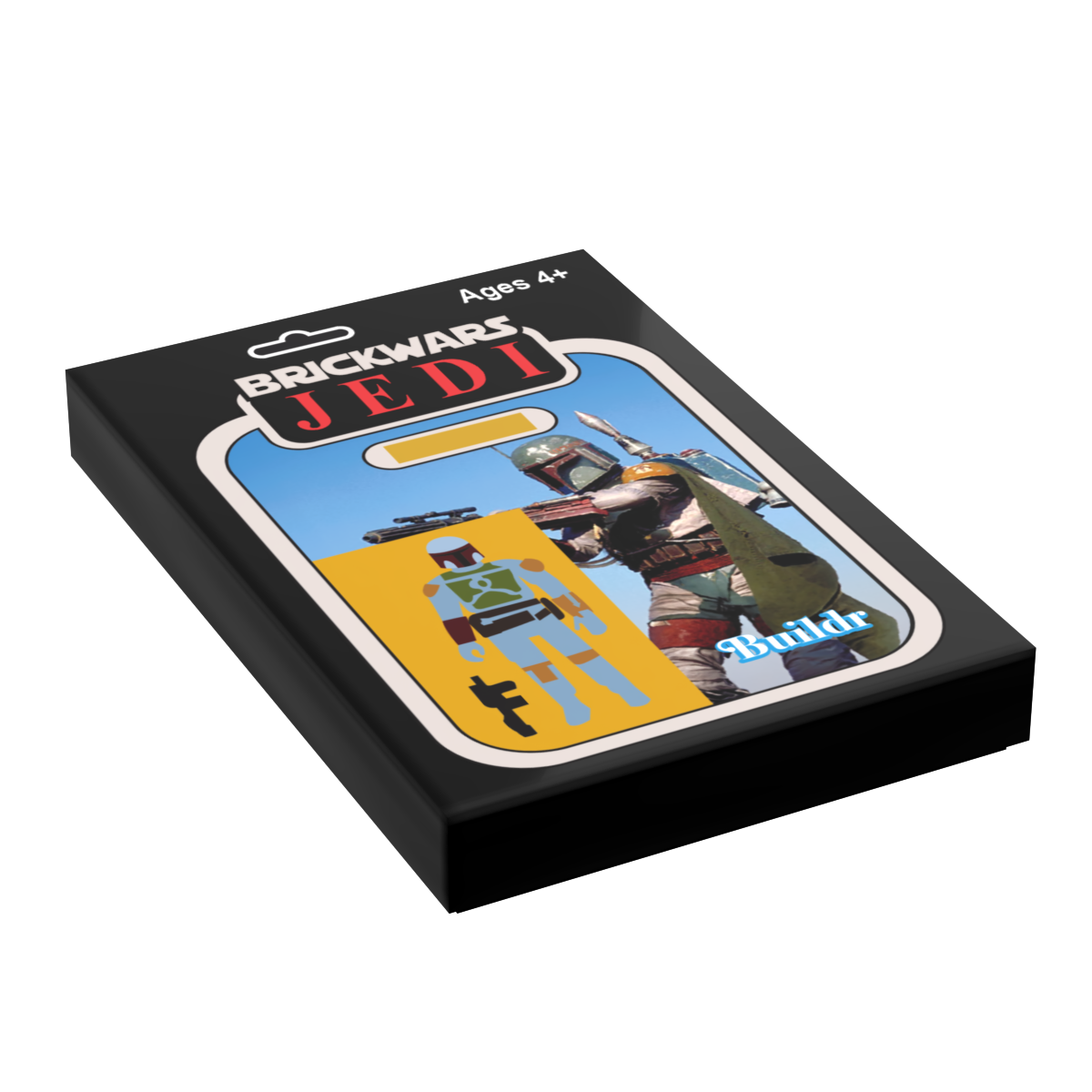 Boba Vintage Action Figure Tile (2x3) B3 Customs