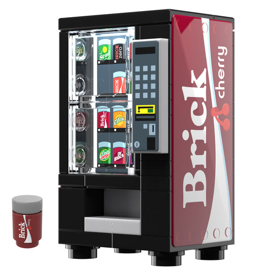 Cherry Cola Soda Vending Machine made using LEGO parts B3 Customs