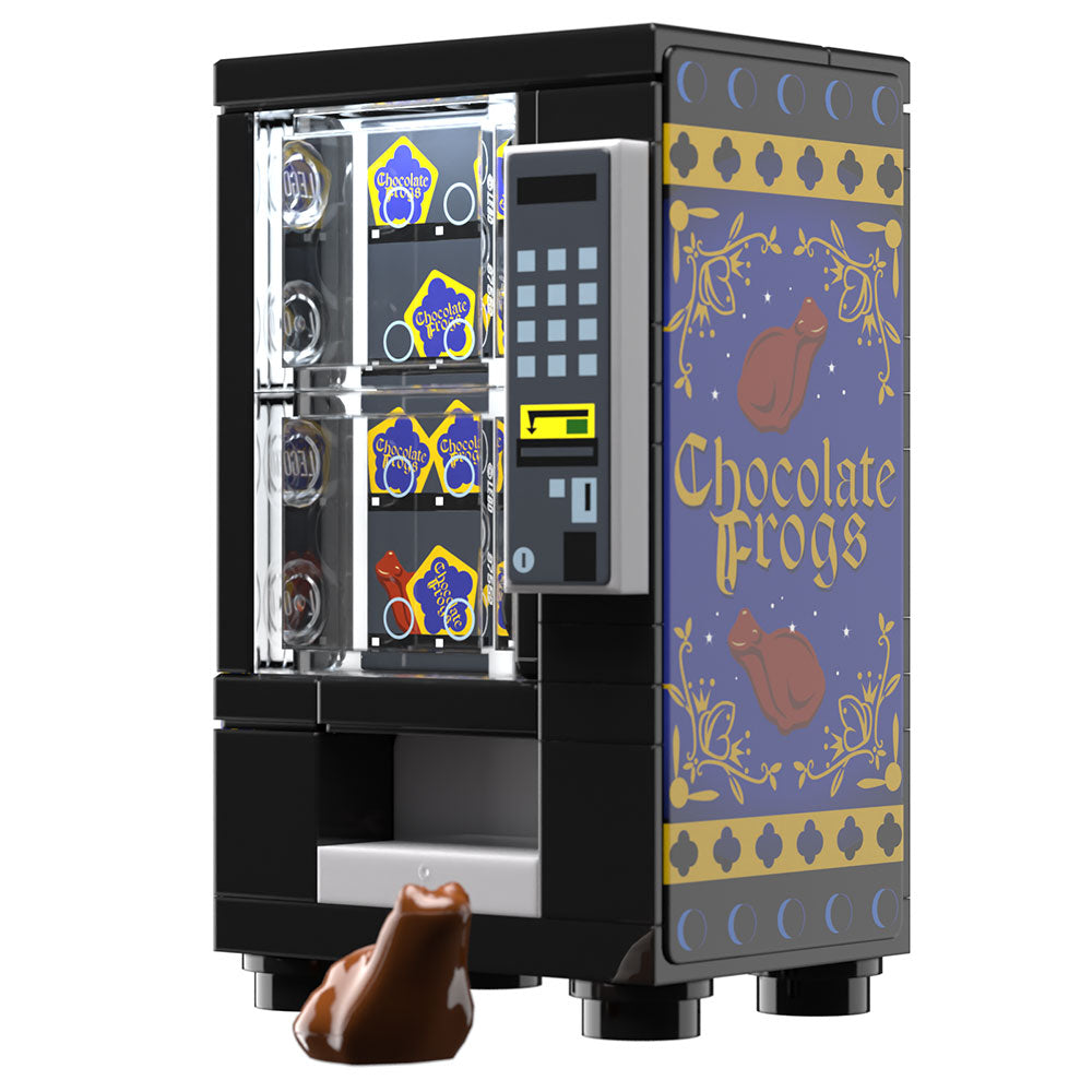 Chocolate Frogs Vending Machine Building Set made using LEGO parts B3 Customs