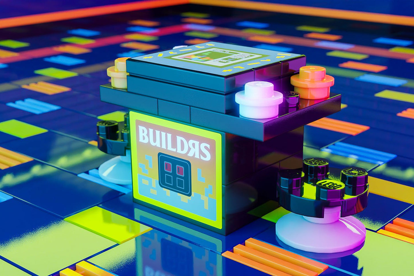 Buildᴙs 2-Player Classic Arcade made using LEGO parts - B3 Customs B3 Customs