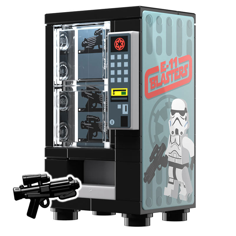E-11 Blaster Vending Machine for Trooper minifigs made using LEGO parts B3 Customs
