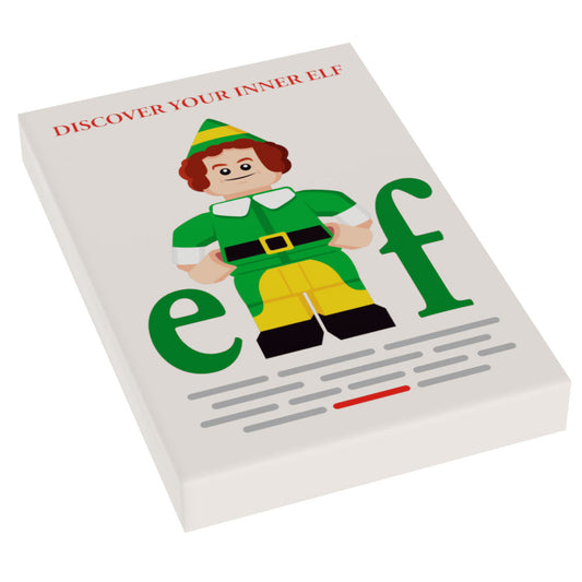 Elf Christmas Movie Cover (2x3 Tile) B3 Customs