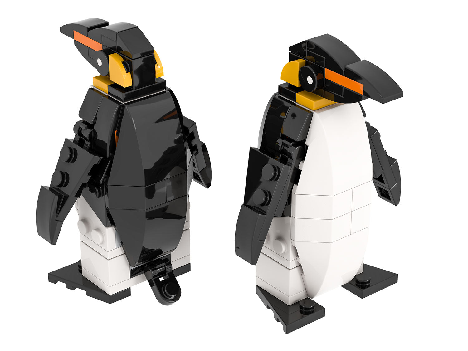Emperor Penguin made using LEGO parts - B3 Customs B3 Customs