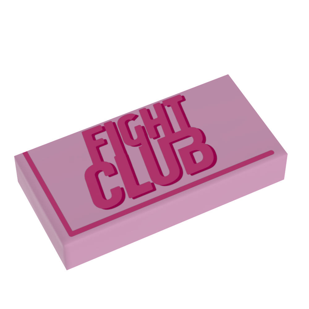 Fight Club Bar of Soap - B3 Customs Printed 1x2 Tile B3 Customs