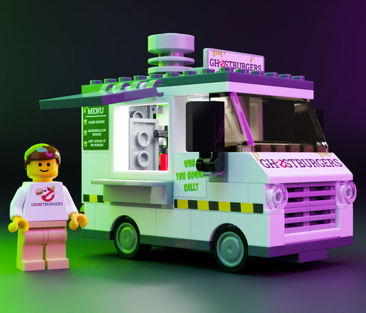Ghost Burgers Food Truck w/ Minifig B3 Customs