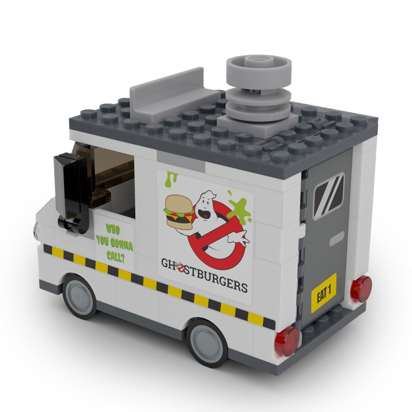 Ghost Burgers Food Truck w/ Minifig B3 Customs