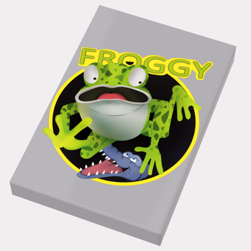 Froggy Video Game Cover (2x3 Tile) - B3 Customs B3 Customs