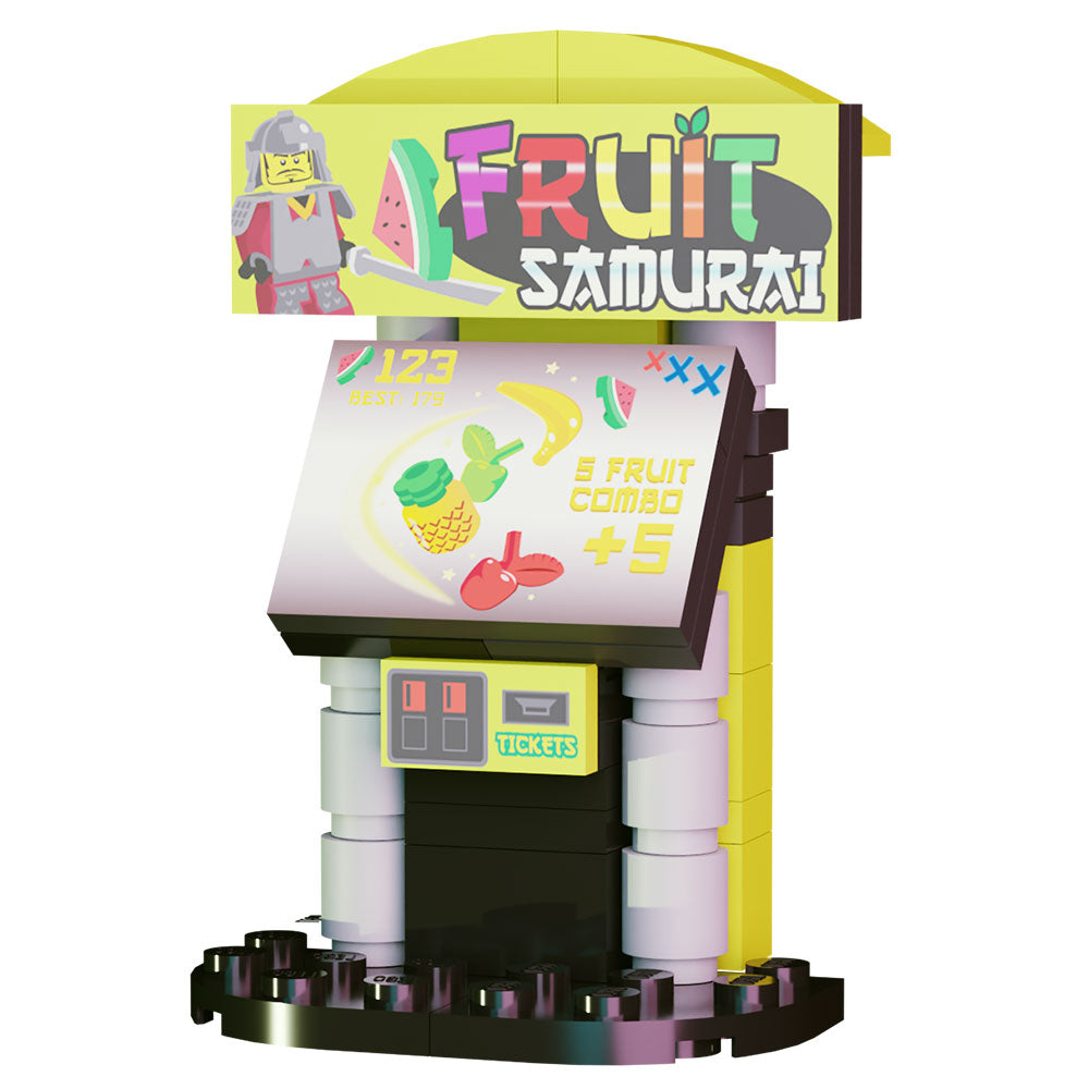 Fruit Samurai Arcade Building Set made using LEGO parts - B3 Customs B3 Customs
