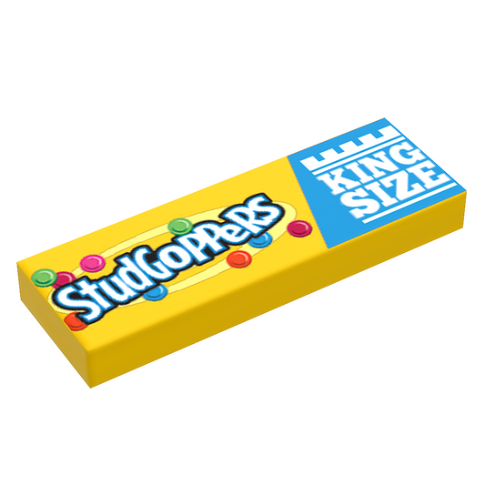 Studgoppers Candy (King Size) - B3 Customs® Printed 1x3 Tile B3 Customs