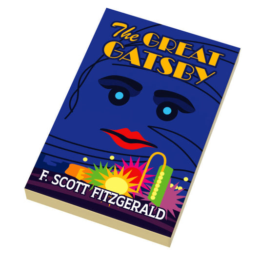 The Great Gatsby Book (2x3 Tile) made using LEGO part B3 Customs