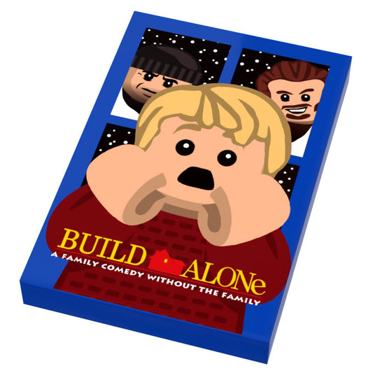 Build Alone Movie Cover (2x3 Tile) made using LEGO part B3 Customs