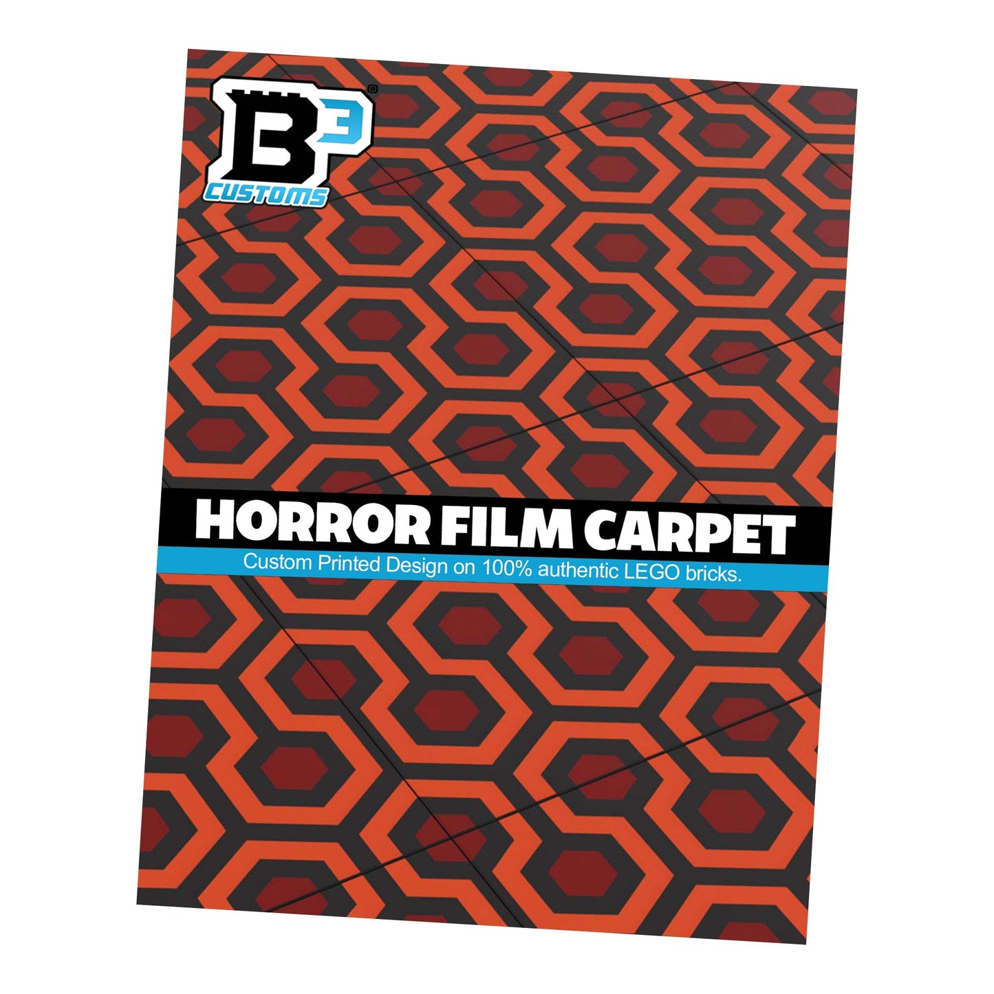 Custom Horror Film Carpet (PACK OF 10) 6x6 Tiles made using LEGO parts B3 Customs