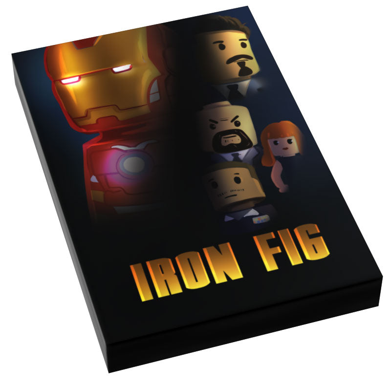 Iron Fig Movie Cover (2x3 Tile) - B3 Customs B3 Customs