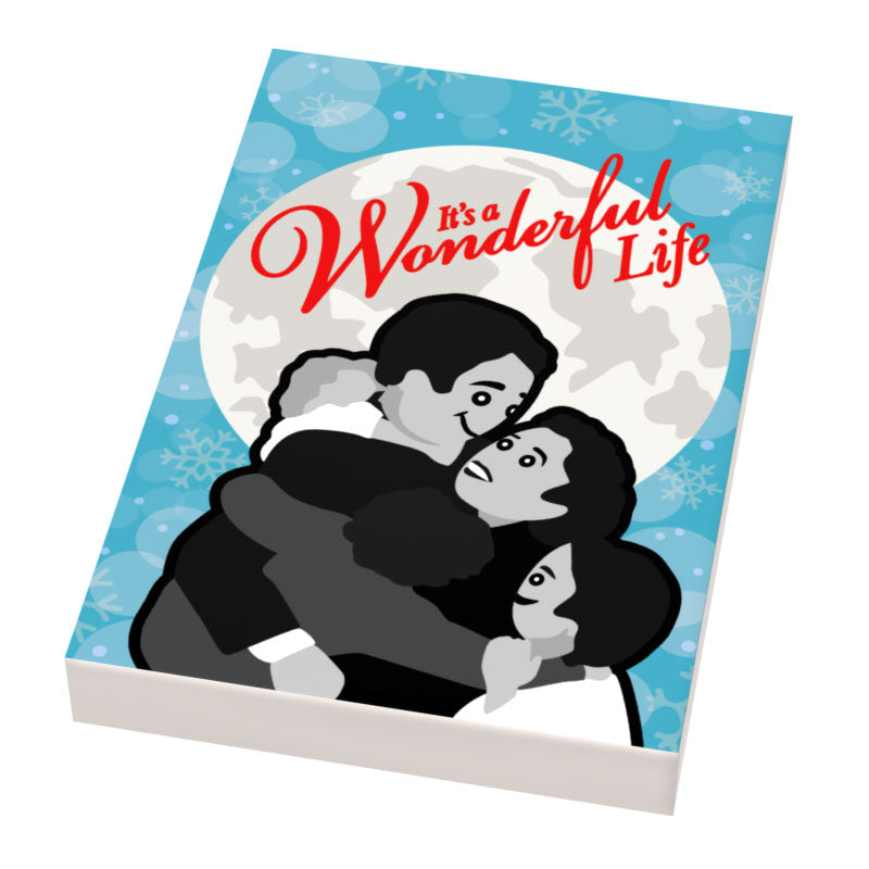 It's A Wonderful Build Christmas Movie Cover (2x3 Tile) B3 Customs