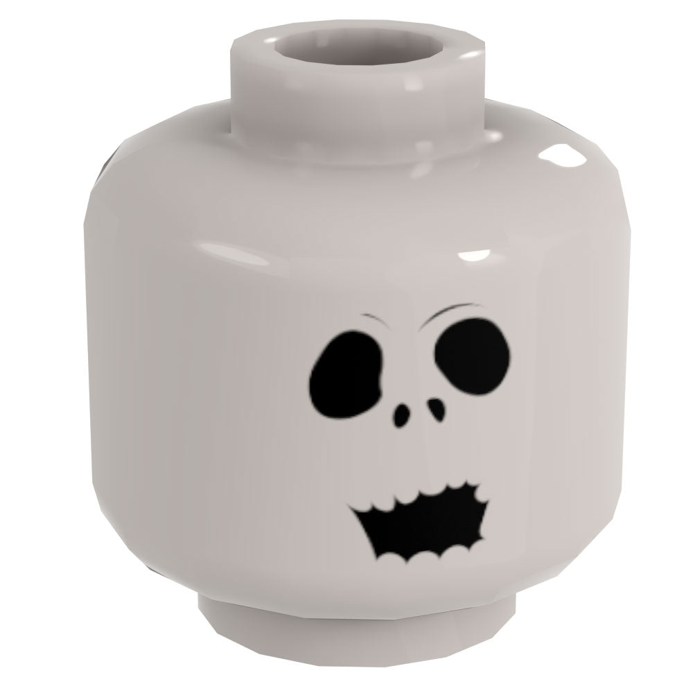 Bone Daddy Gasping Minifig Head #3 - B3 Customs B3 Customs