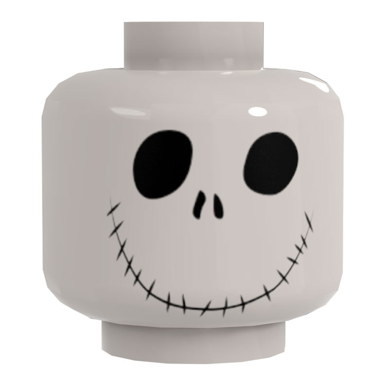 Bone Daddy Happy Smiling Minifig Head #2 - B3 Customs B3 Customs