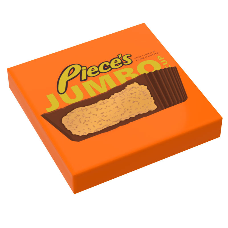 Jumbo Pieces Cup Custom Printed 2x2 Tile - B3 Customs B3 Customs