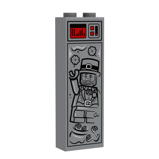 Leprechaun (St. Patrick's Day) in Carbonite (1x2x5 Brick) made with LEGO parts - B3 Customs B3 Customs