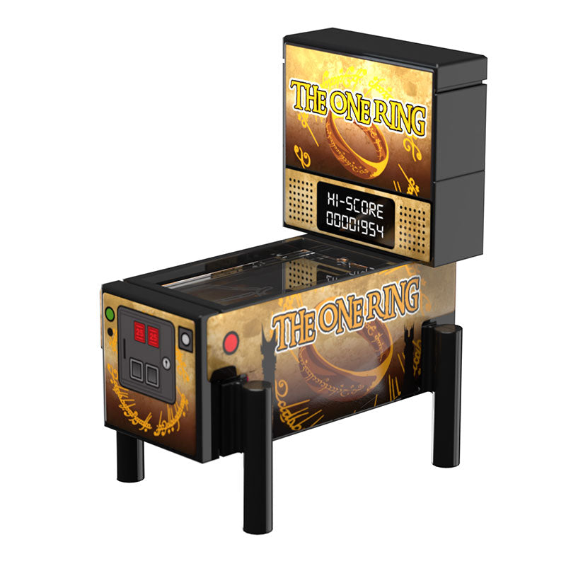The One Ring, LOTR Pinball Arcade Machine Building Set made using LEGO parts B3 Customs