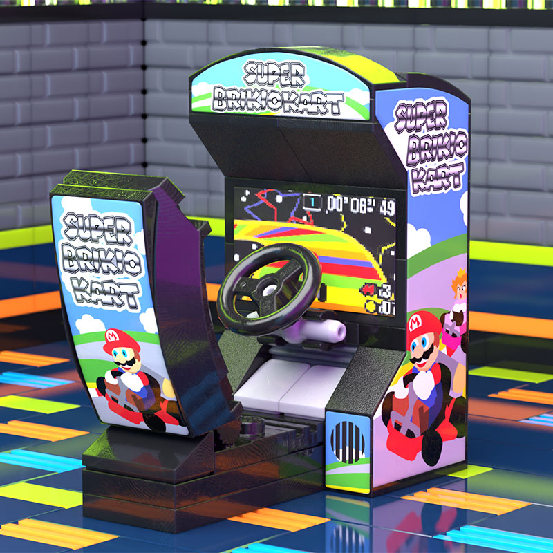Super Brickio Kart Arcade Racing Game B3 Customs