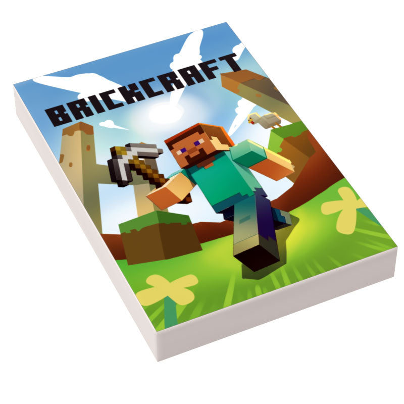 Brickcraft Video Game Cover (2x3 Tile) - B3 Customs B3 Customs