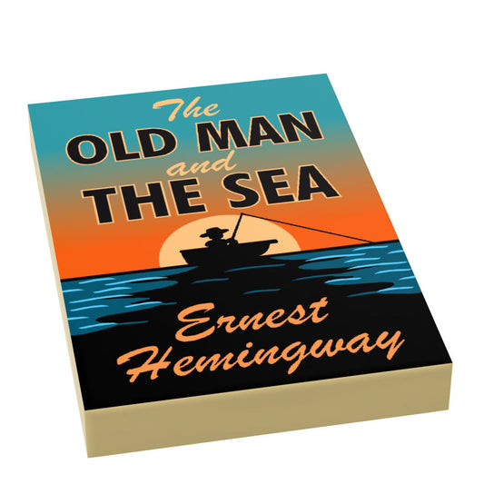 Old Man and the Sea Book (2x3 Tile) made using LEGO tile B3 Customs