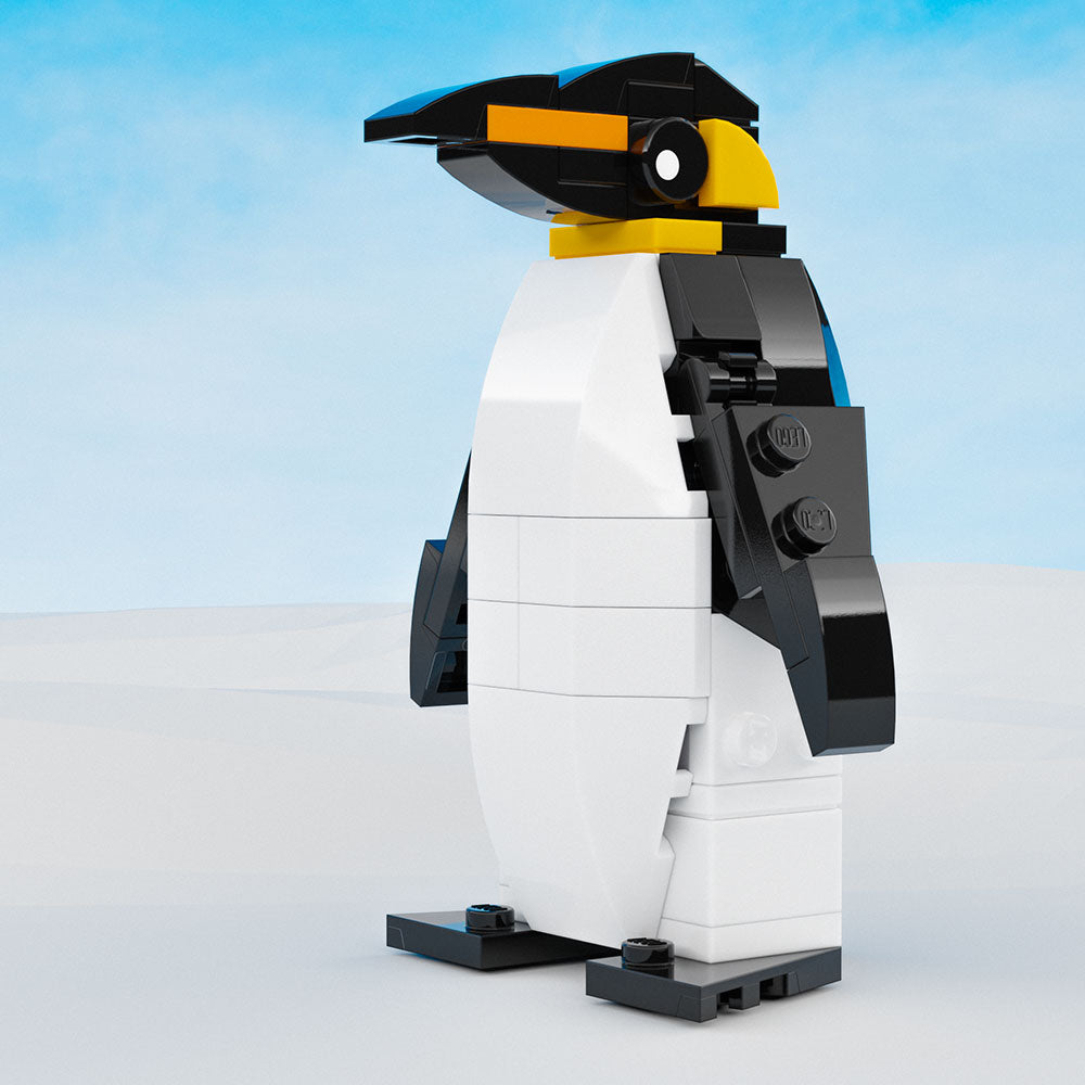 Emperor Penguin made using LEGO parts - B3 Customs B3 Customs