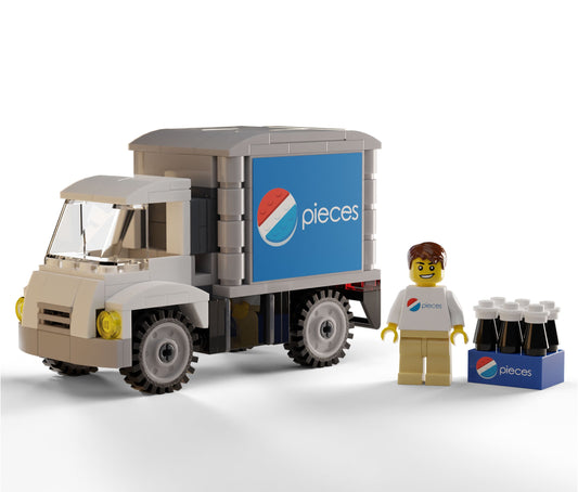 B3 Customs Pieces Soda Delivery Truck with Minifig B3 Customs