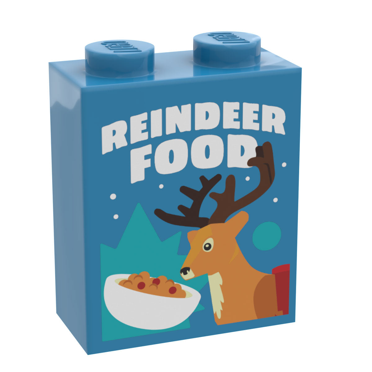 Reindeer Food Box (1x2x2 Brick) - B3 Customs B3 Customs