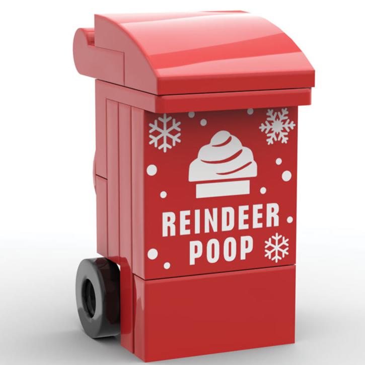 Reindeer Poop Waste Can - B3 Customs B3 Customs