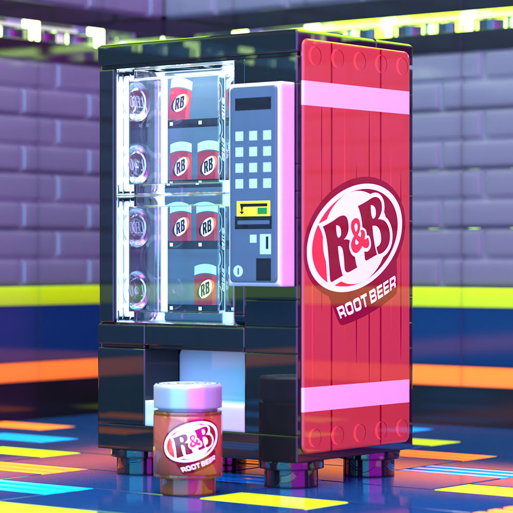 R & B Root Beer - B3 Customs Soda Vending Machine B3 Customs