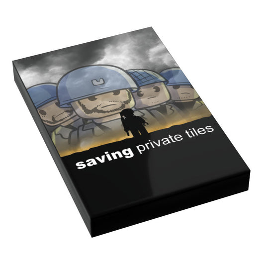 Saving Private Tiles Movie Cover (2x3 Tile) - B3 Customs B3 Customs