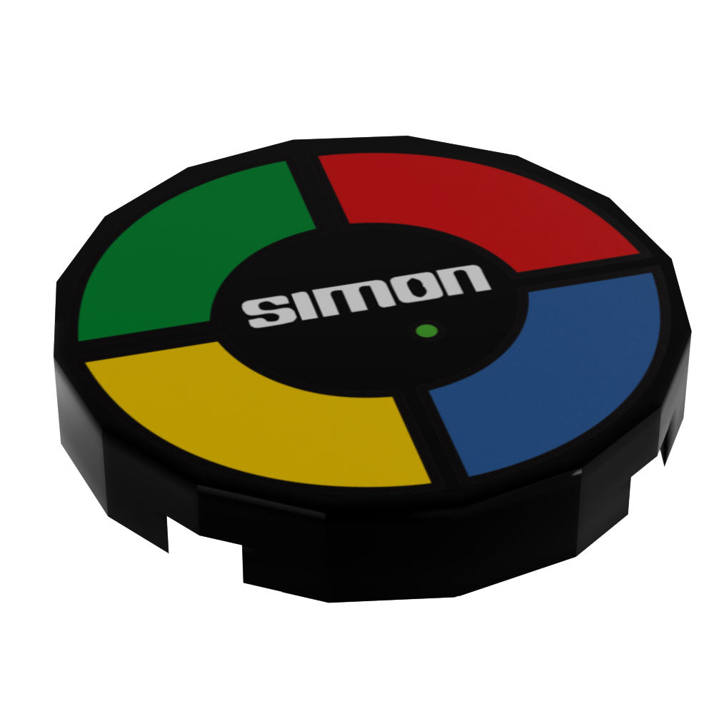Simon - Custom Printed 2x2 Round Tile made using LEGO part B3 Customs