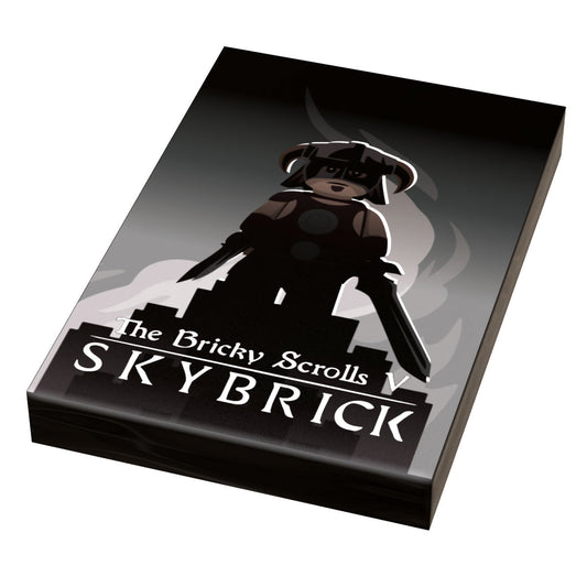 Skybrick: The Bricky Scrolls Video Game Cover (2x3 Tile) - B3 Customs B3 Customs