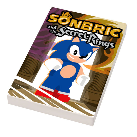 Sonbrick: Secret Rings Video Game Cover (2x3 Tile) made using LEGO part - B3 Customs B3 Customs