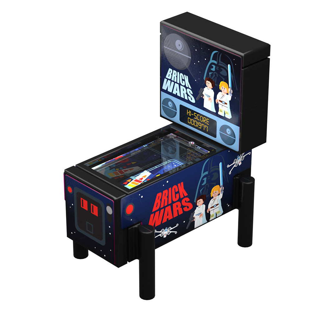Brick Wars - B3 Customs Pinball Arcade Machine Building Set made using LEGO parts B3 Customs