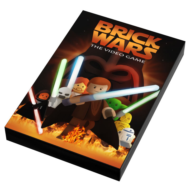 Custom LEGO SW: Original Video Game Cover (2x3 Tile) made using LEGO part - B3 Customs B3 Customs