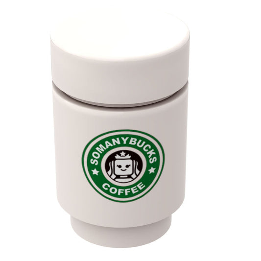 Somanybucks Coffee Cup for Minifigs B3 Customs