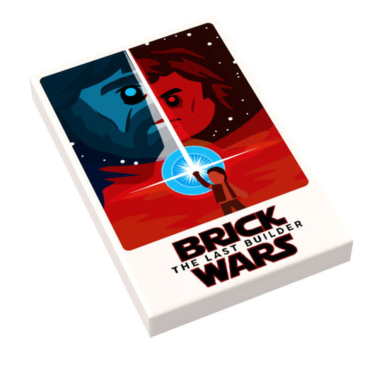 Brick Wars: The Last Builder (EP. 8) Movie Tile Cover (2x3 Tile) B3 Customs