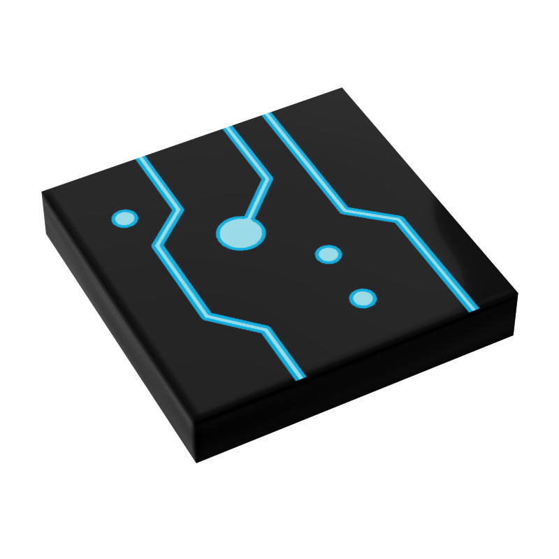 BLOK Lightcyle Tech Grid Flooring / Wallpaper 2x2 Tile - B3 Customs B3 Customs