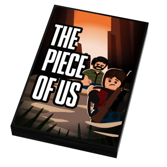 The Piece of Us Video Game Cover (2x3 Tile) made using LEGO parts - B3 Customs B3 Customs