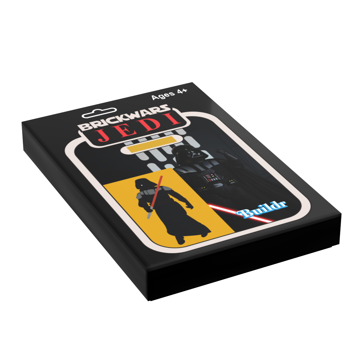 Vader Vintage Action Figure Tile (2x3) B3 Customs