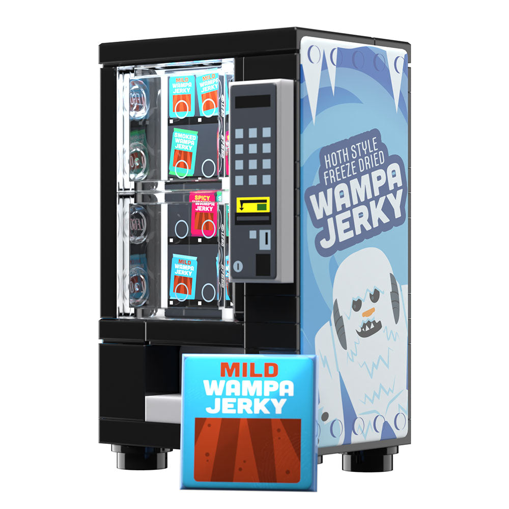 Wampa Beef Jerky Minifig Vending Machine Building Set made using LEGO parts - B3 Customs B3 Customs