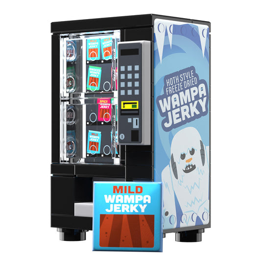 Wampa Beef Jerky Minifig Vending Machine Building Set made using LEGO parts - B3 Customs B3 Customs