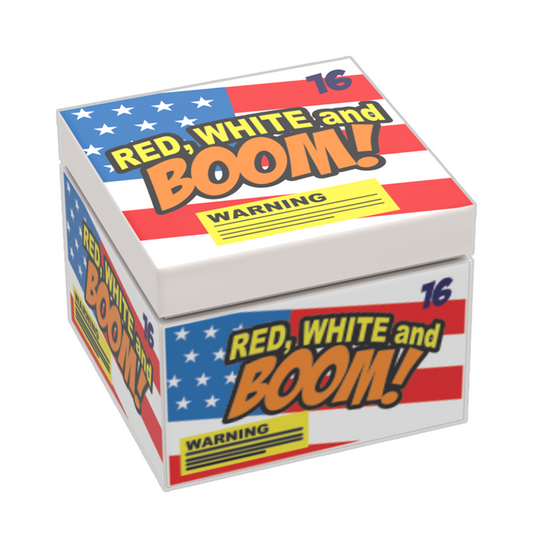 B3 Customs® Red, White and Boom Minifig Fireworks, 4th of July B3 Customs