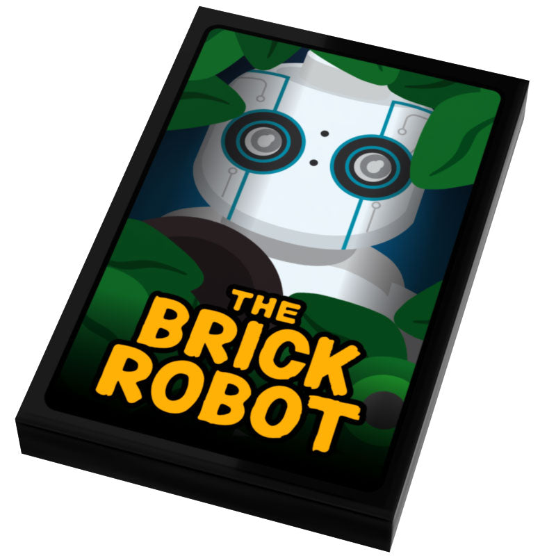 The Brick Robot Movie Cover (2x3 Tile) - B3 Customs B3 Customs
